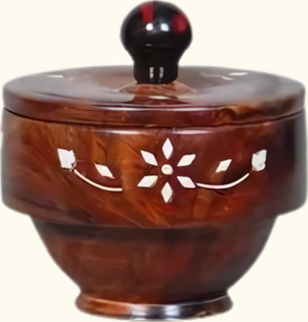 Wooden Container / Sugar Pot