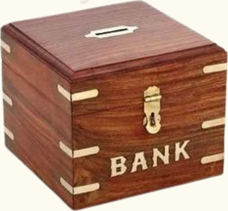 Wooden Money Bank #2