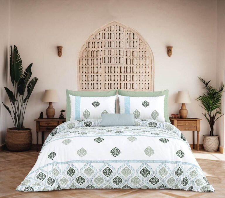 Sage Motif Bedsheet