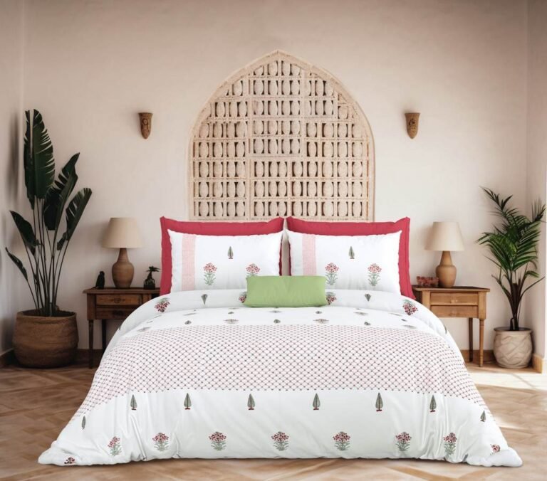Coral Rosette Bedsheet
