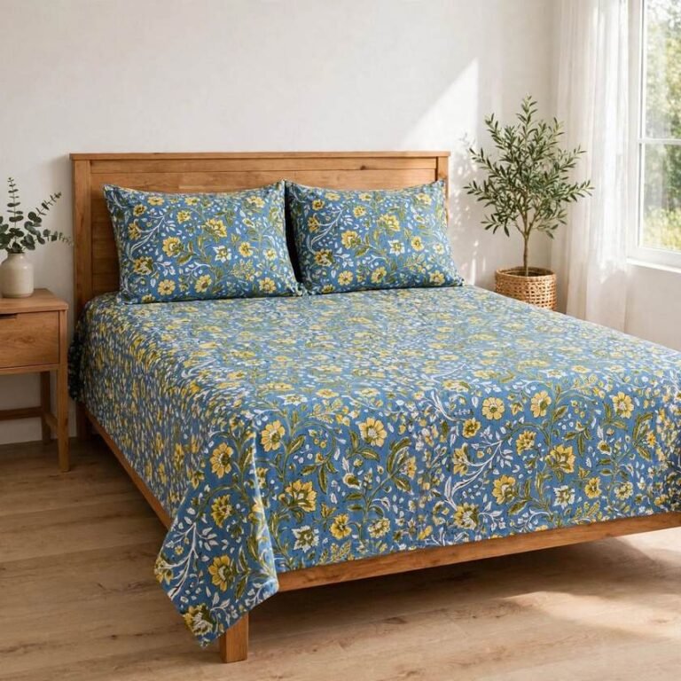 Neel Bahar Bedsheet
