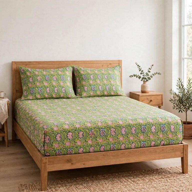 Pistachio Bagh Bedsheet