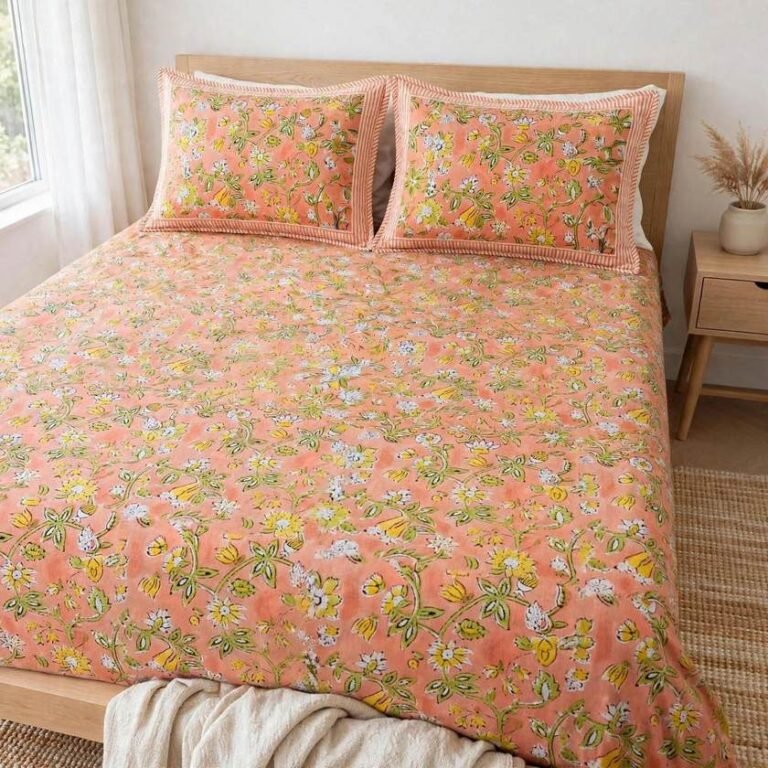 Peach Meadow Bedsheet