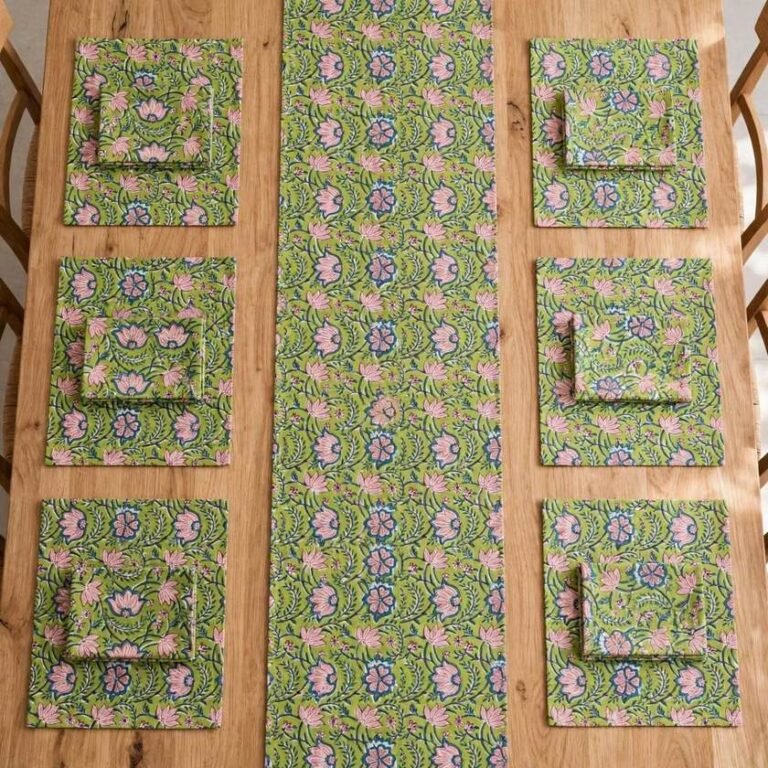 Pistachio Bagh Table Linen